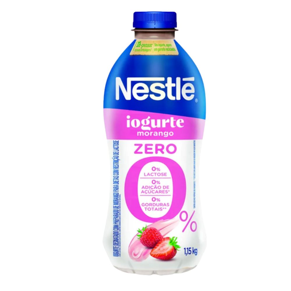 Iogurte Zero Morango Nestlé 1,15kg